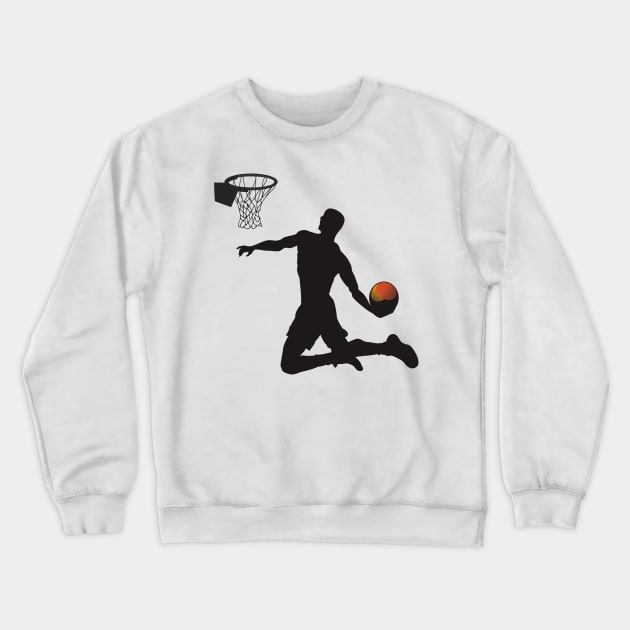 Baketball Crewneck Sweatshirt by imdesign